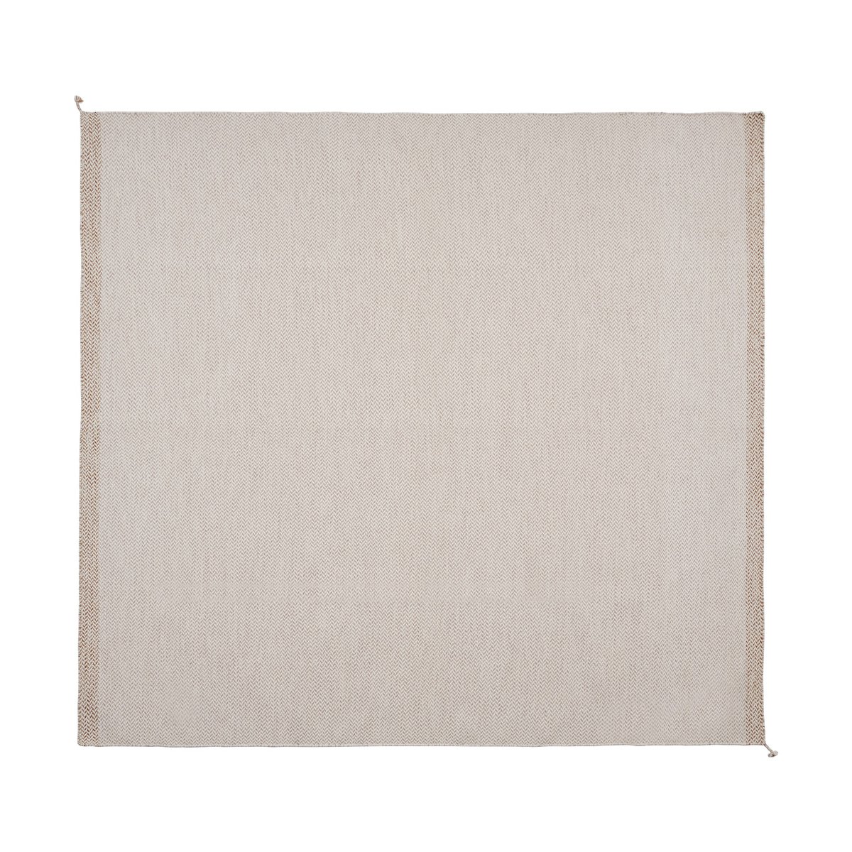 Muuto Ply wool rug 280x280 cm Light Pink | Scandinavian Design | Fringe & Deep pile rugs | Pink