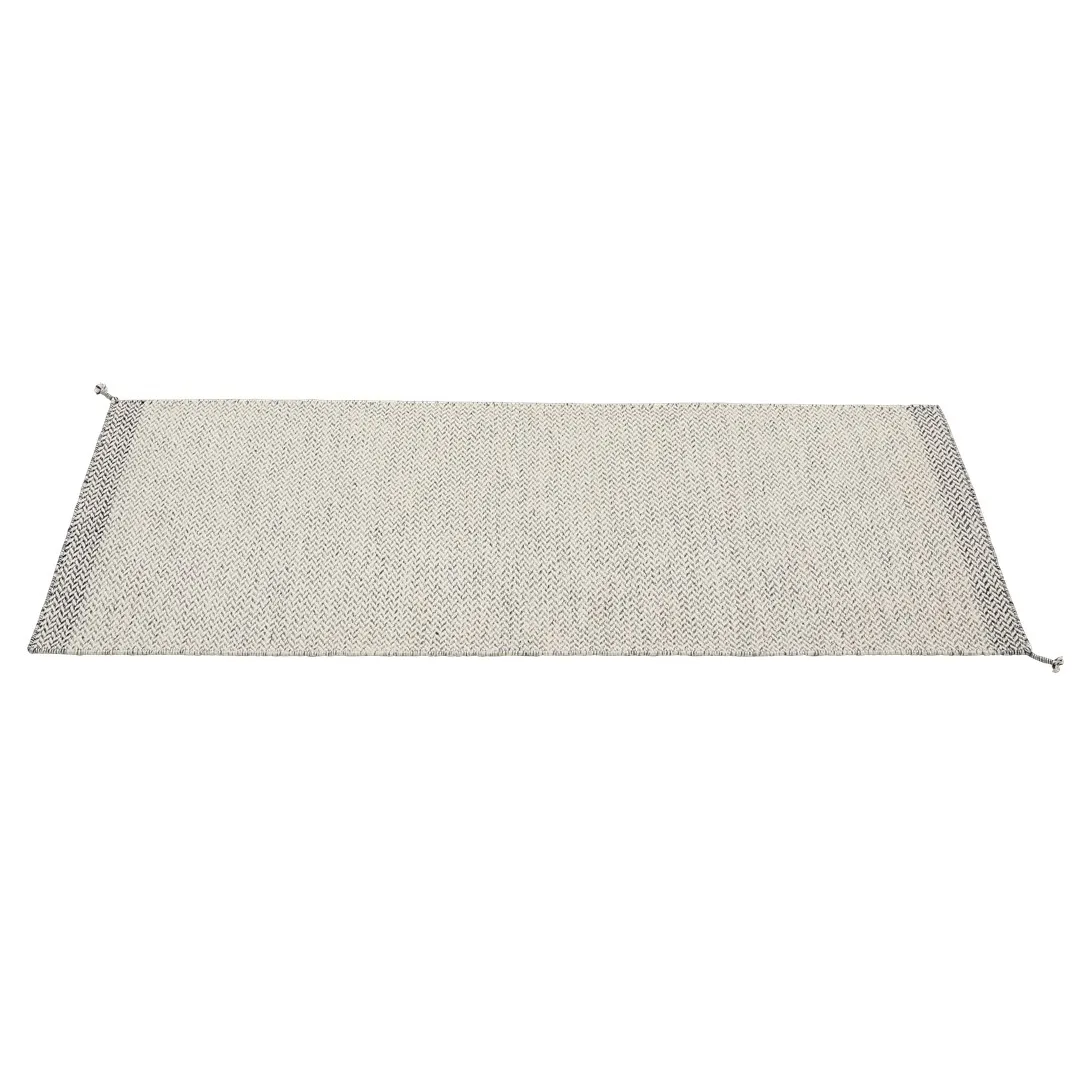 Muuto Ply wool rug 80x200 cm Off white | Scandinavian Design | Wool rugs | White