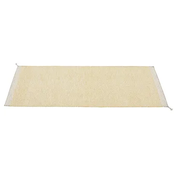 Ply wool rug 80x200 cm - Yellow - Muuto