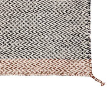 Ply wool rug 85x140 cm - black-white - Muuto