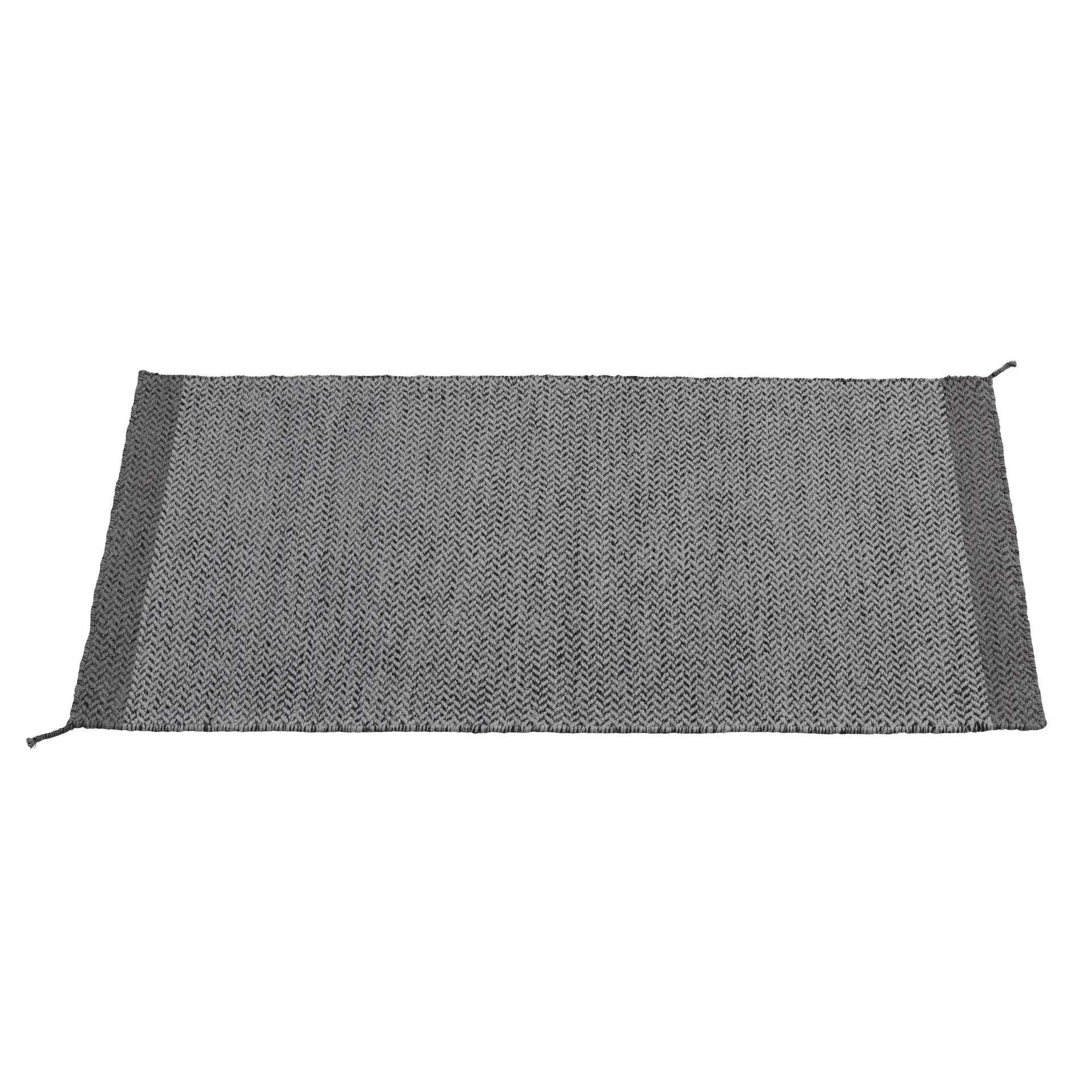 Ply wool rug 85x140 cm, dark grey Muuto