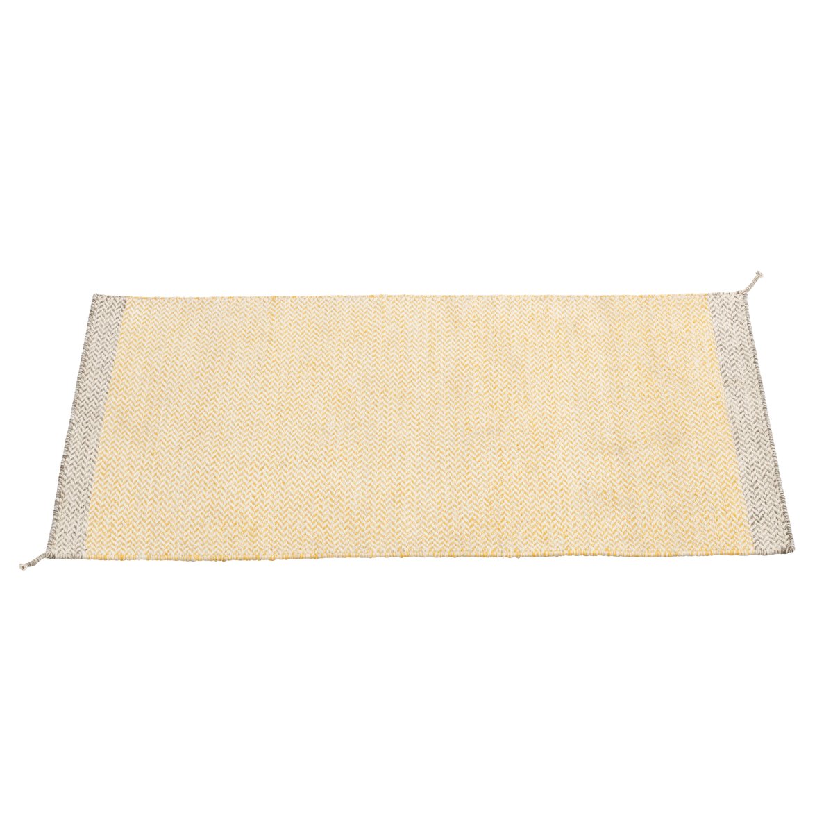 Muuto Ply wool rug 85x140 cm yellow | Scandinavian Design | Wool rugs | Yellow