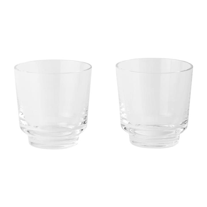Raise glass 20 cl 2-pack - Clear - Muuto