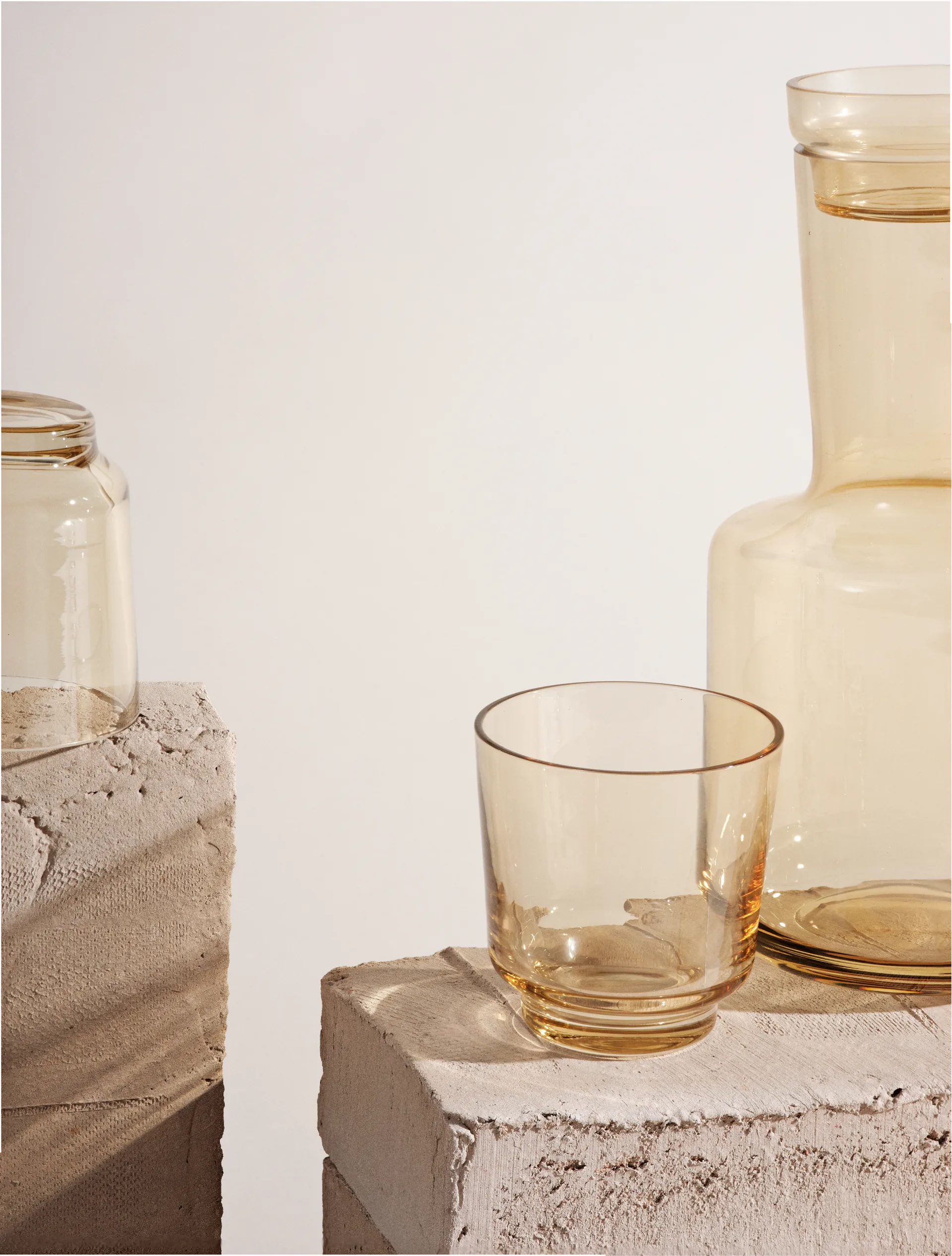 Raise glass 20 cl 2-pack, Ochre Muuto