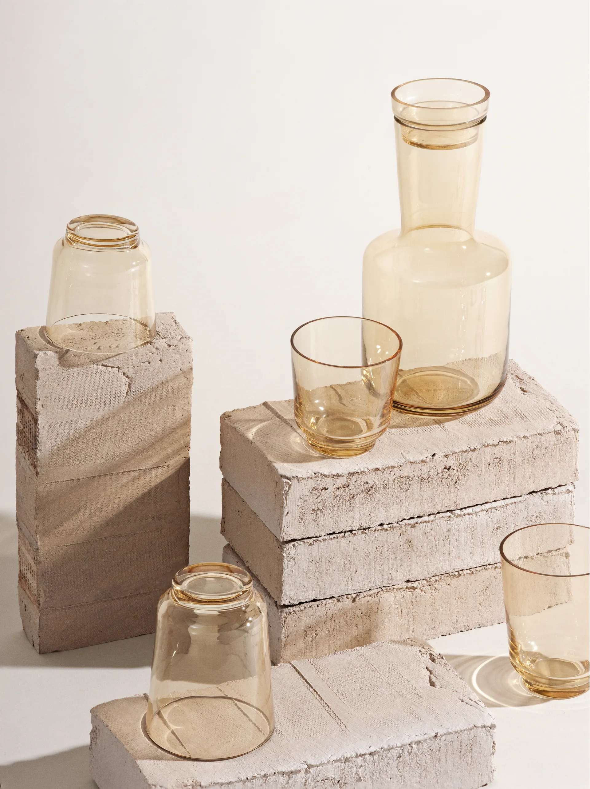 Raise glass 20 cl 2-pack, Ochre Muuto