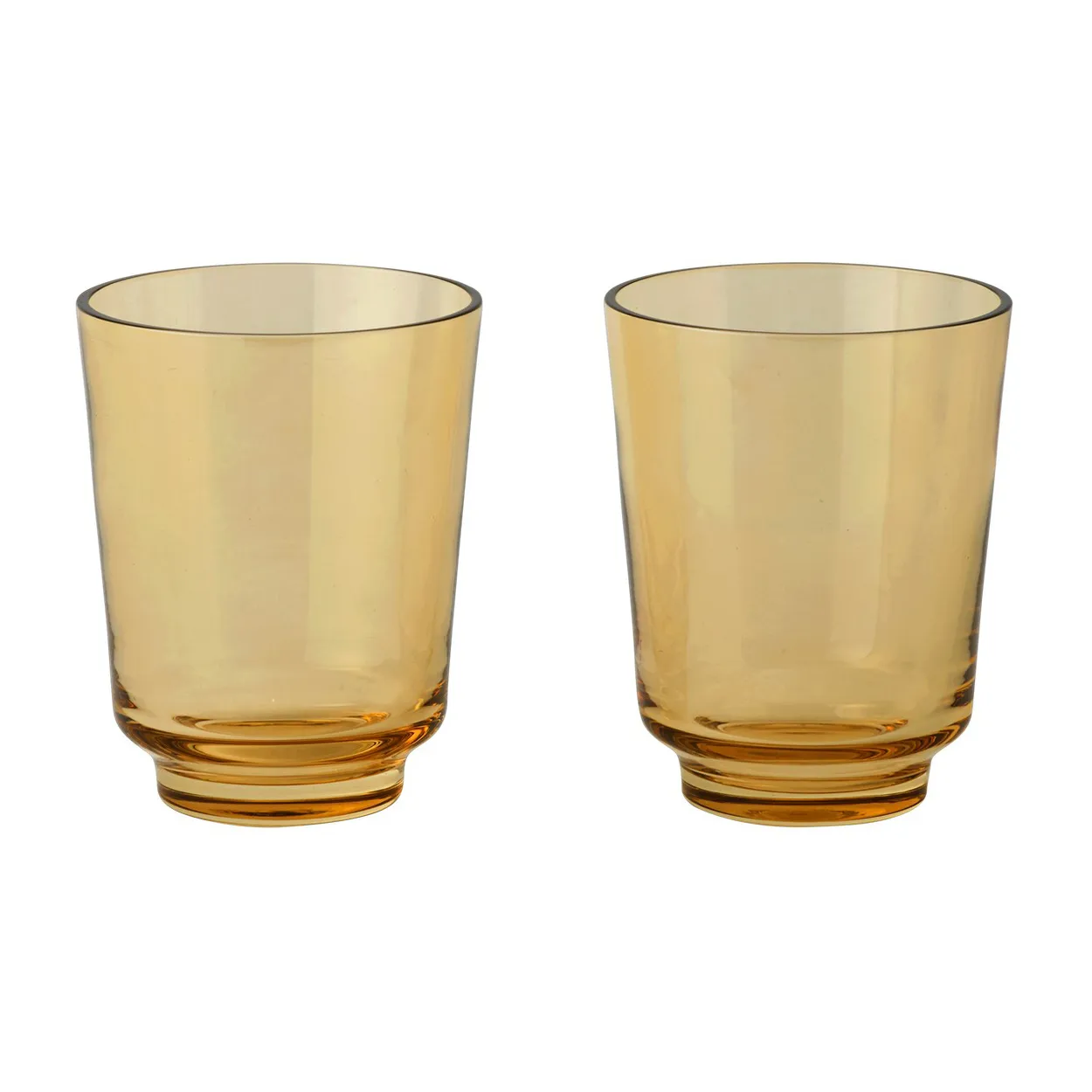 Muuto Raise glass 30 cl 2-pack Burnt orange | Scandinavian Design | Drinking glasses & tumblers | Orange