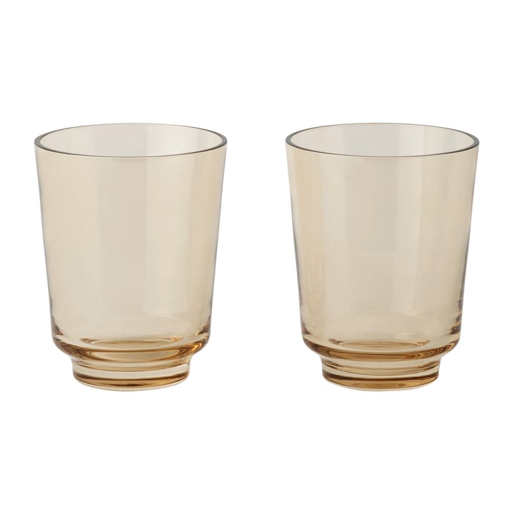 Raise glass 30 cl 2-pack, Ochre Muuto