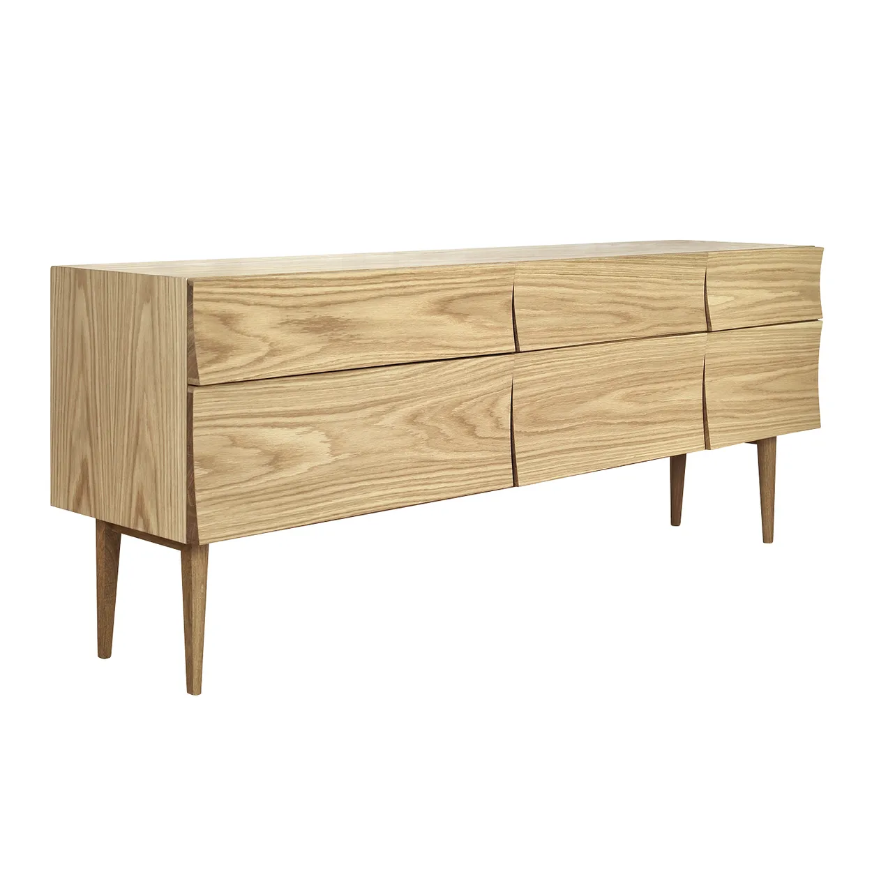 Muuto Reflect side table large Oak | Scandinavian Design | Dressers & sideboards | Brown