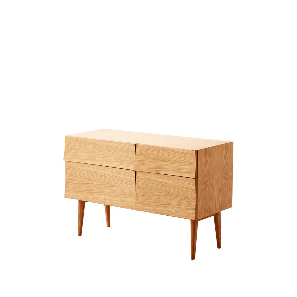 Muuto Reflect side table Oak small | Scandinavian Design | Dressers & sideboards | Beige