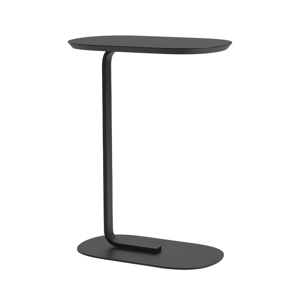Muuto Relate Side table H: 73.5 cm Black | Scandinavian Design | Side tables | Black