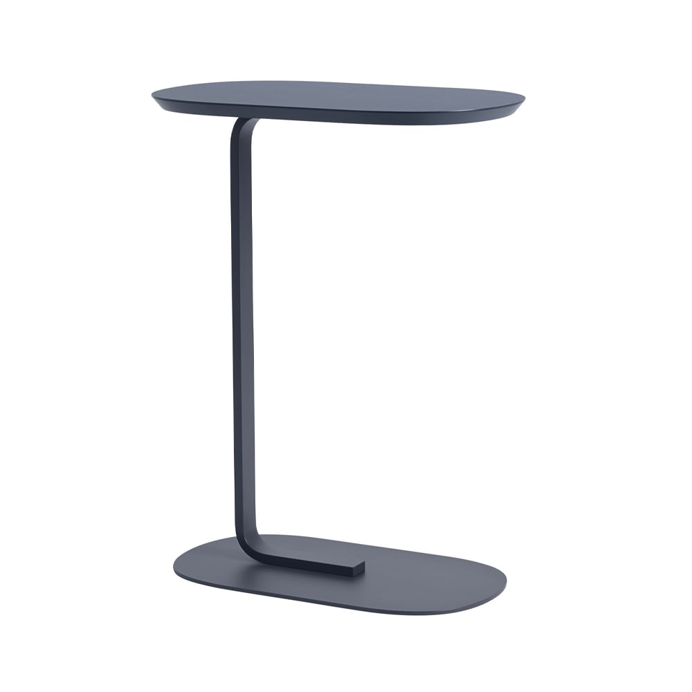Muuto Relate Side table H: 73.5 cm Blue-Grey | Scandinavian Design | Side tables | Blue