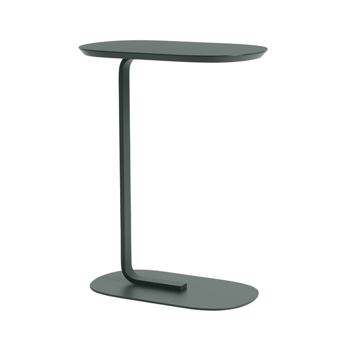 Relate Side table H: 73.5 cm - Dark green - Muuto