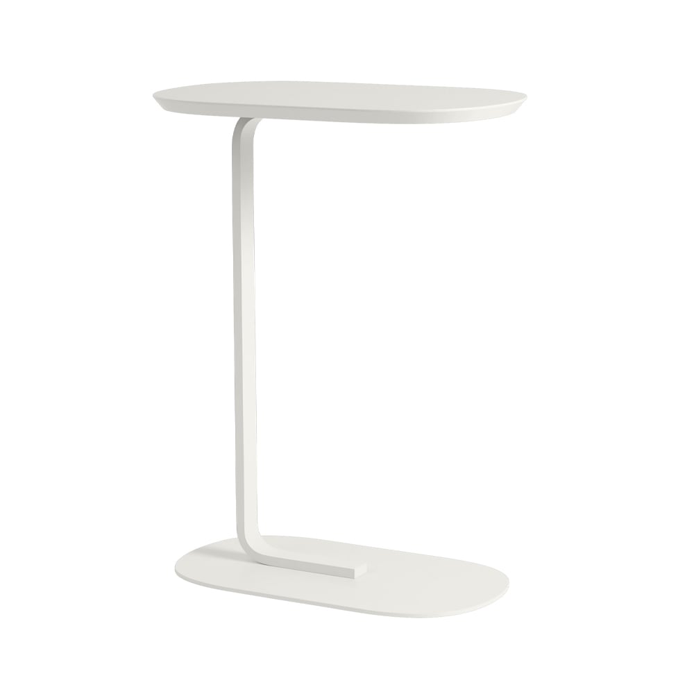 Muuto Relate Side table H: 73.5 cm Off white | Scandinavian Design | Side tables | White