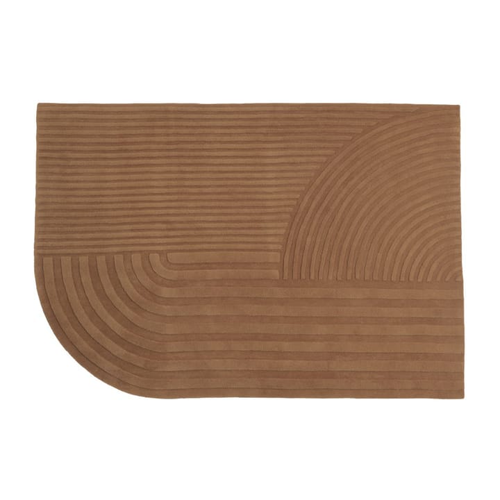 Relevo rug 170x240 cm - Burnt orange - Muuto