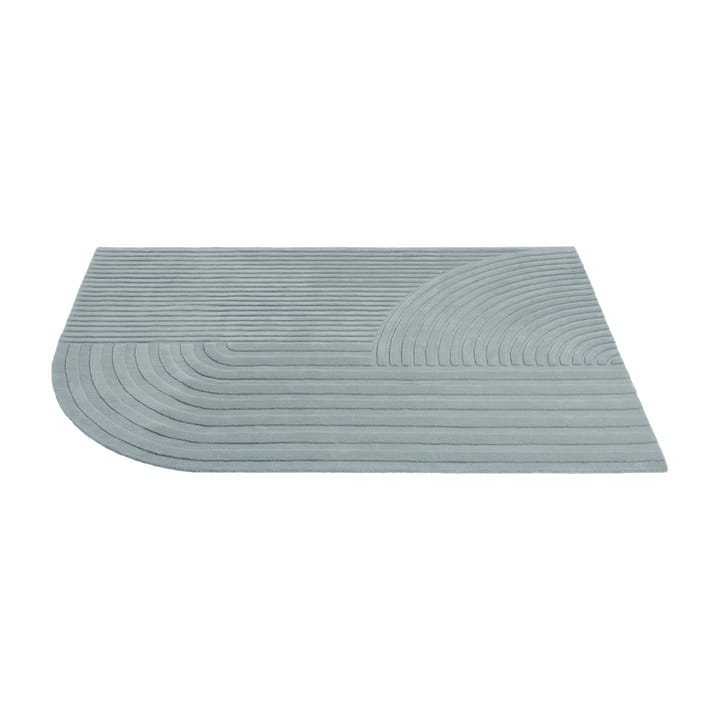 Relevo rug 170x240 cm - Sage green - Muuto