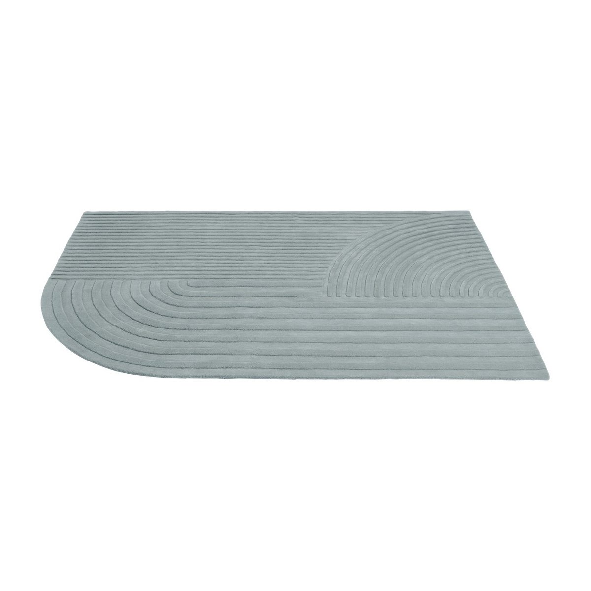 Muuto Relevo rug 200x300 cm Sage green | Scandinavian Design | Wool rugs | Green