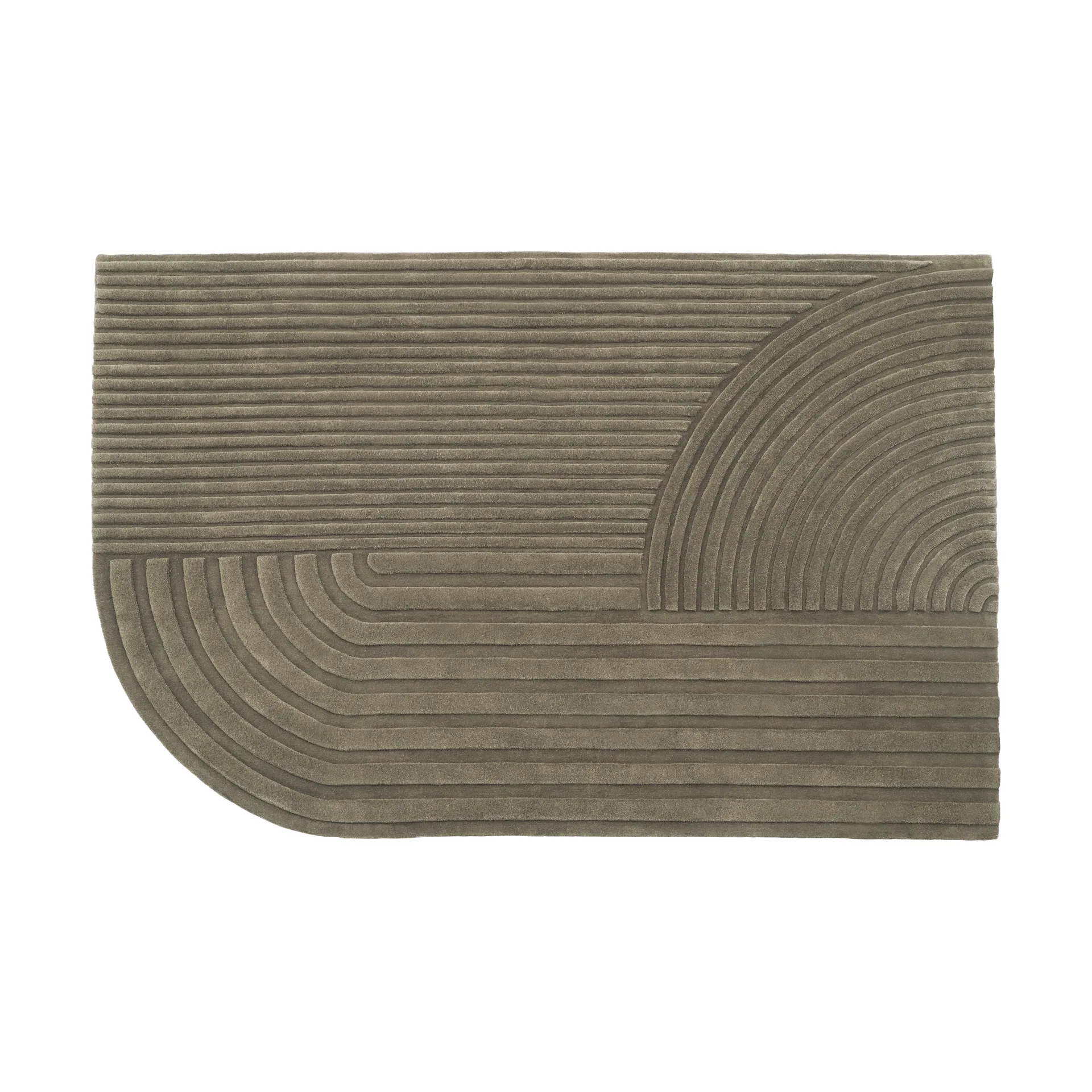 Relevo rug 200x300 cm, Taupe Muuto