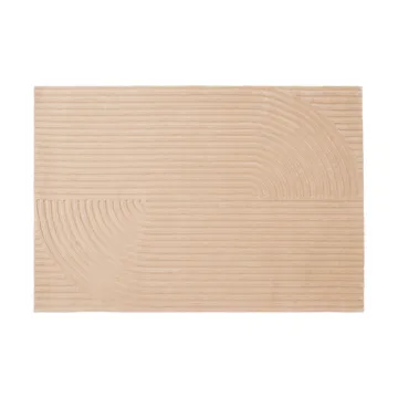 Relevo Rug Quattro wool rug - Light rose, 170x240 cm - Muuto