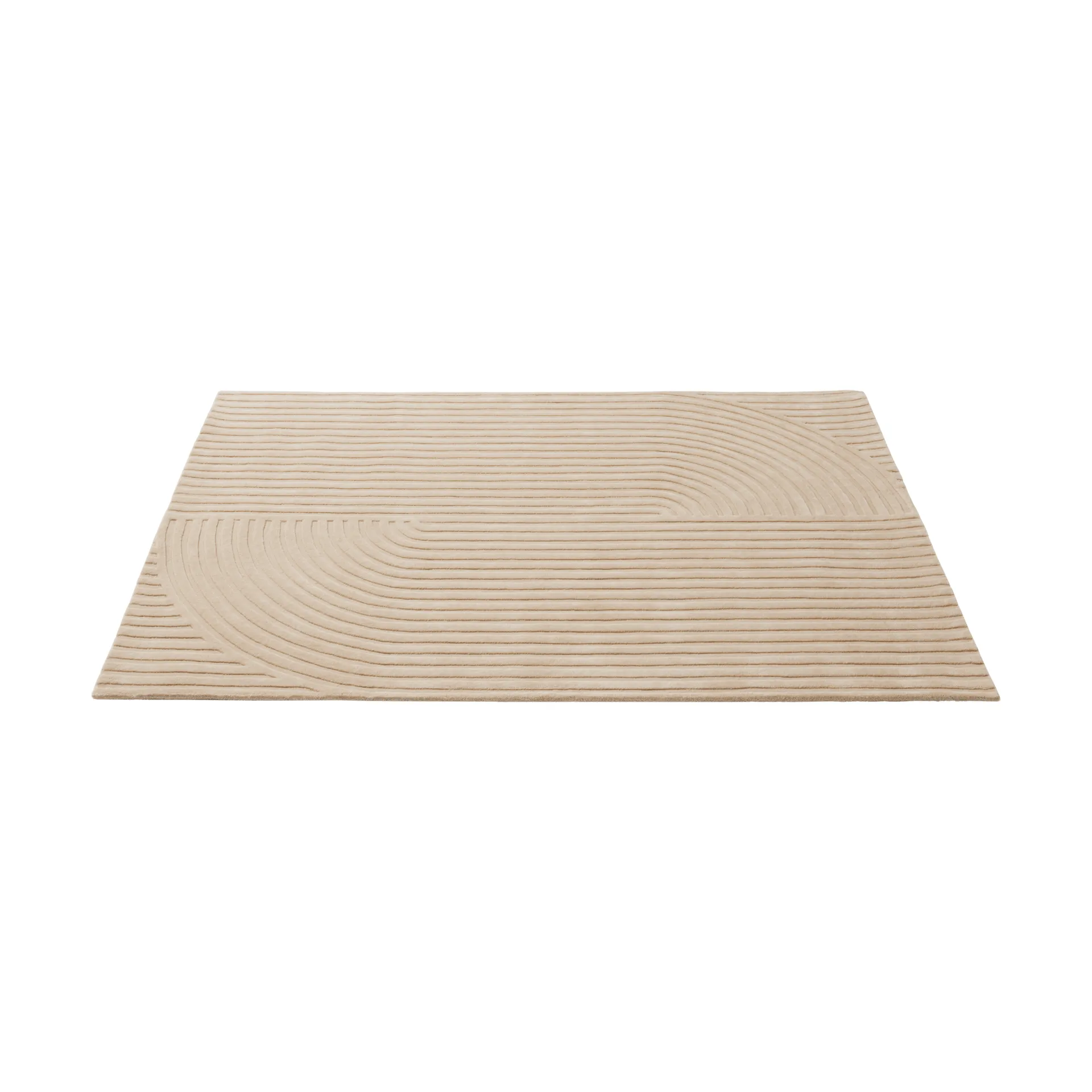 Relevo Rug Quattro wool rug, Light rose, 170x240 cm Muuto