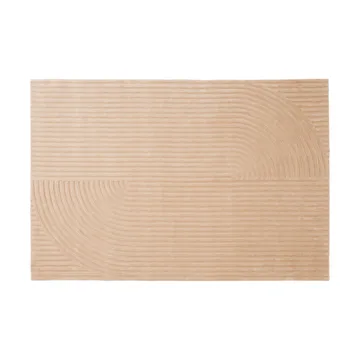 Relevo Rug Quattro wool rug - Light rose, 200x300 cm - Muuto