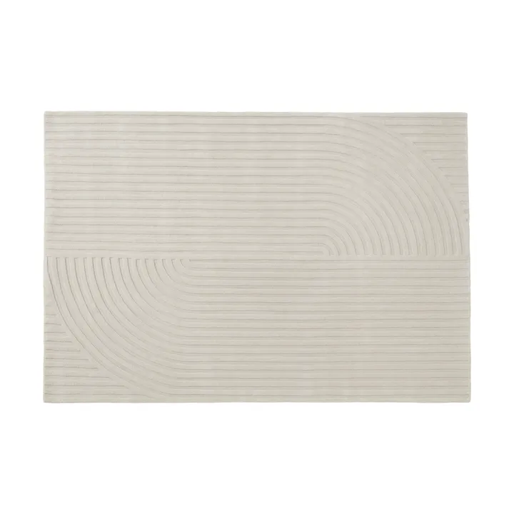 Relevo Rug Quattro wool rug - Off white, 170x240 cm - Muuto