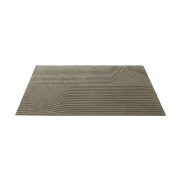 Relevo Rug Quattro wool rug - Taupe, 170x240 cm - Muuto