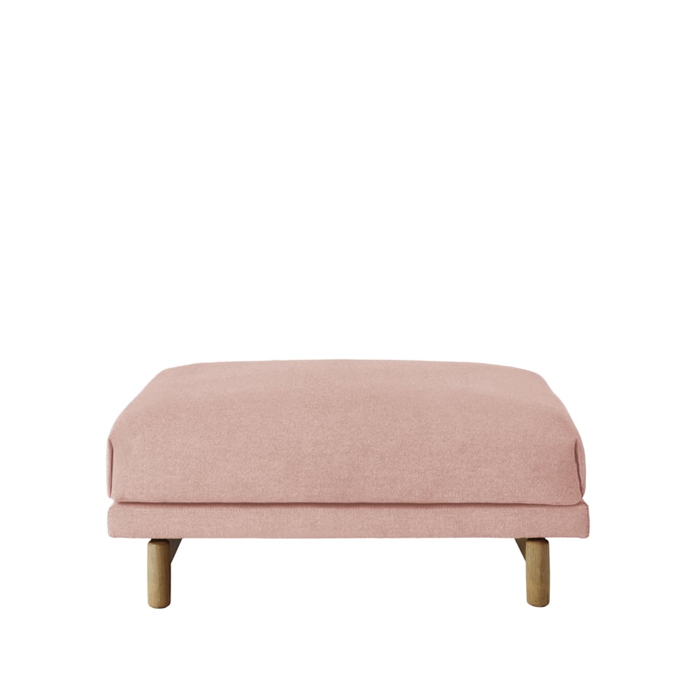 Muuto Rest Pouf stool Steelcut trio 515-Oak | Scandinavian Design | Stools | Pink