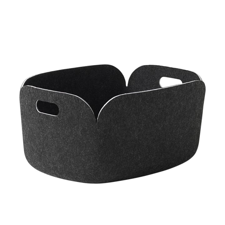 Restore storage basket - black melange (black) - Muuto