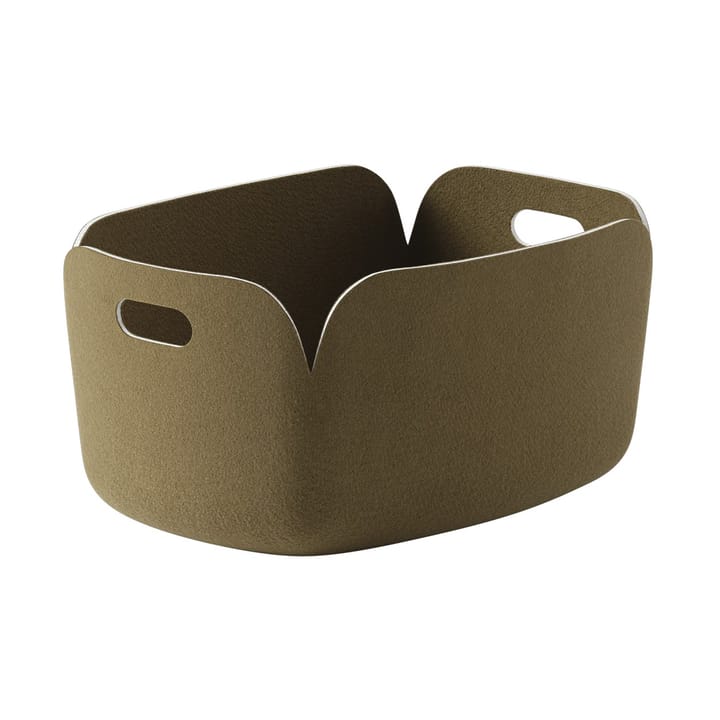 Restore storage basket - Brown Green - Muuto