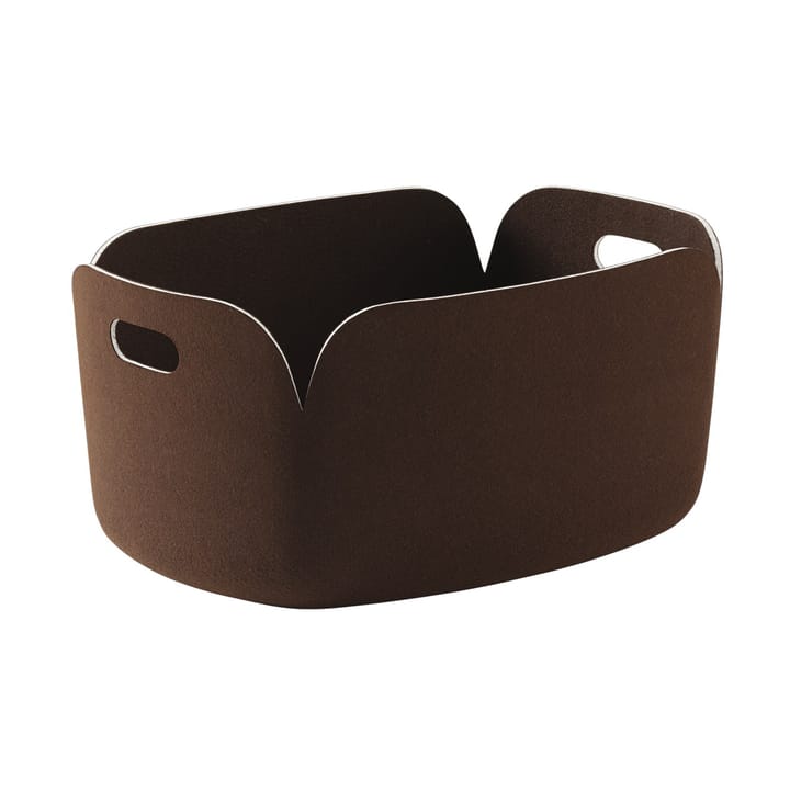 Restore storage basket - Dark Brown - Muuto