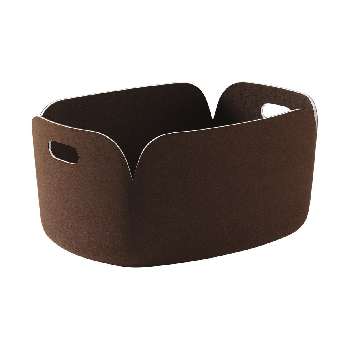 Muuto Restore storage basket Dark Brown | Scandinavian Design | Storage baskets | Brown