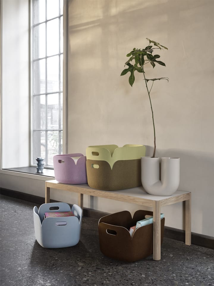 Restore storage basket, Light Blue Muuto