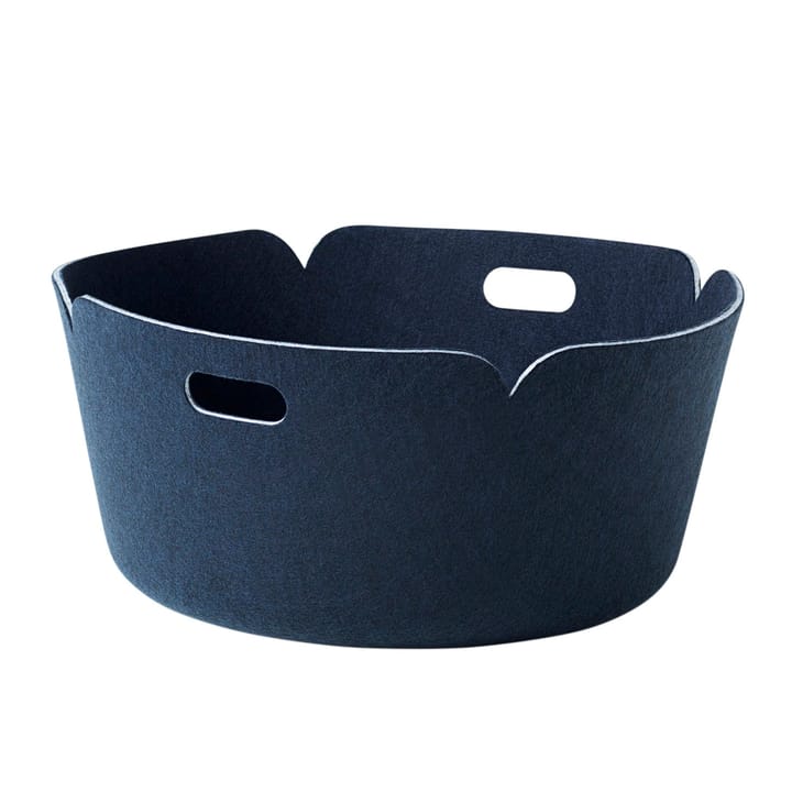 Restore storage basket round - midnight blue - Muuto