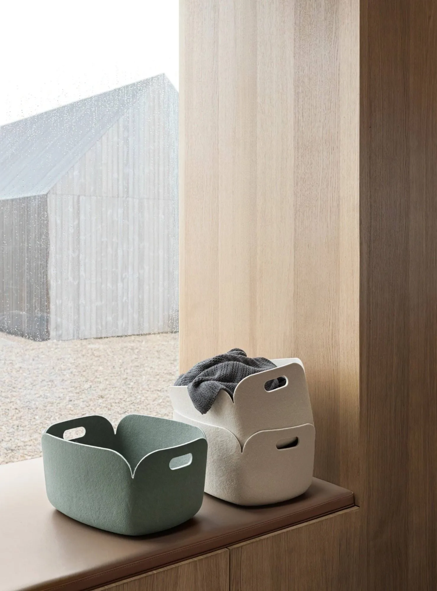 Restore storage basket, Sand Muuto