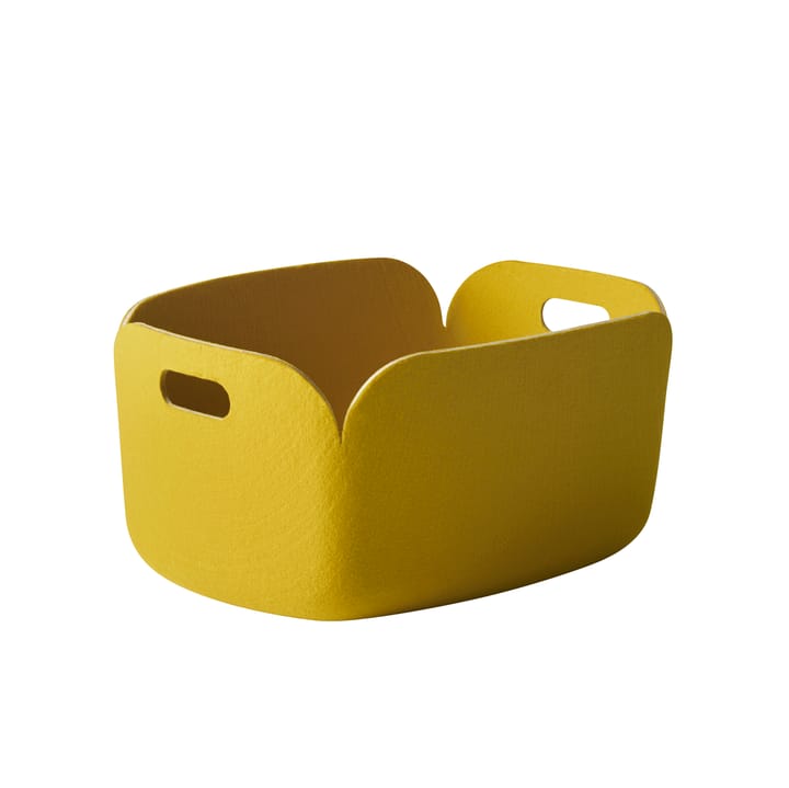 Restore storage basket - yellow - Muuto