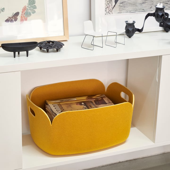 Restore storage basket, yellow Muuto