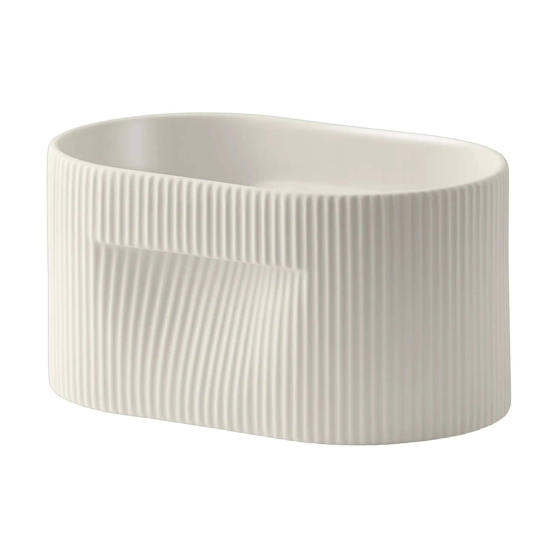 Ridge flower pot 13 cm, Off-white Muuto