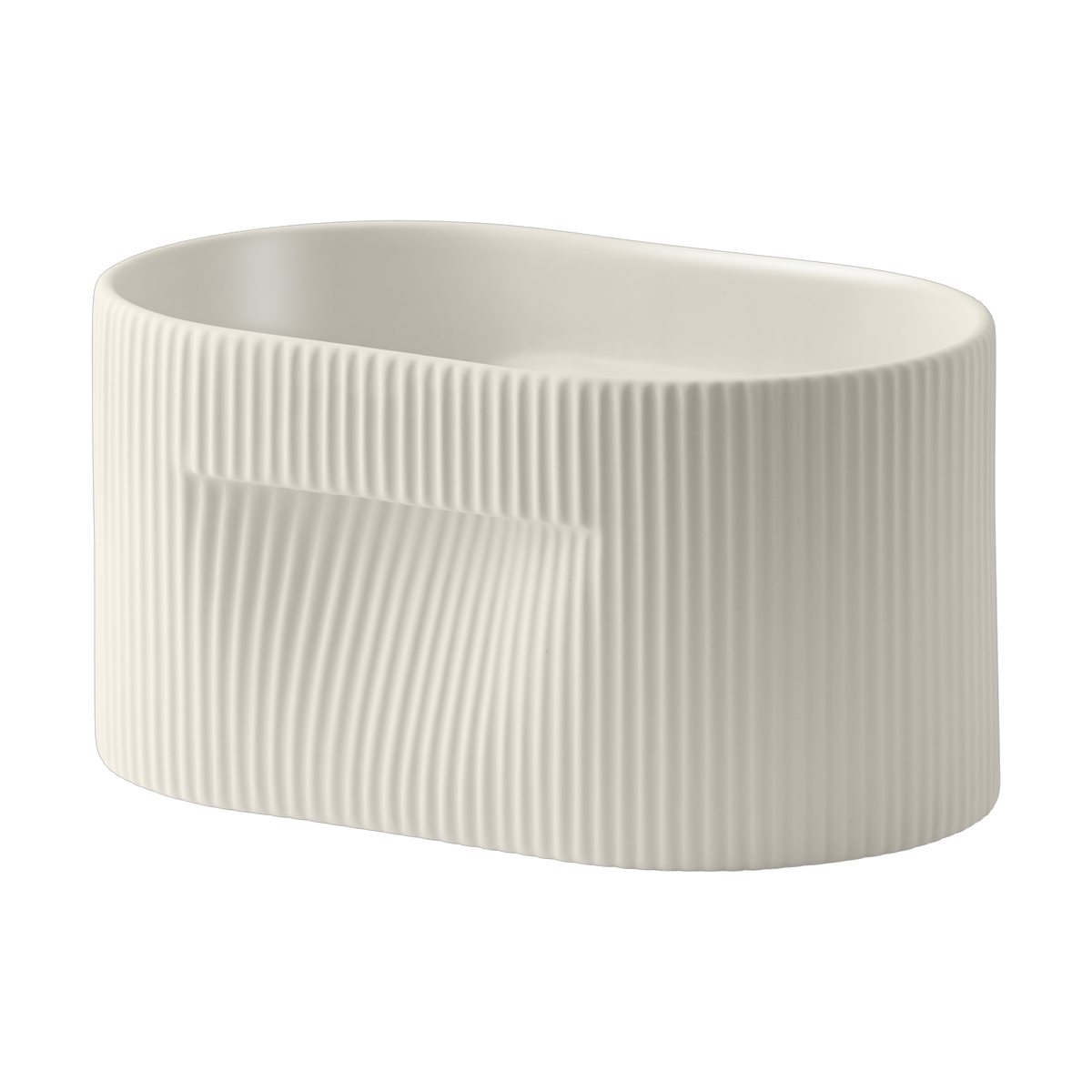 Muuto Ridge flower pot 13 cm Off-white | Scandinavian Design | Flower pots | White