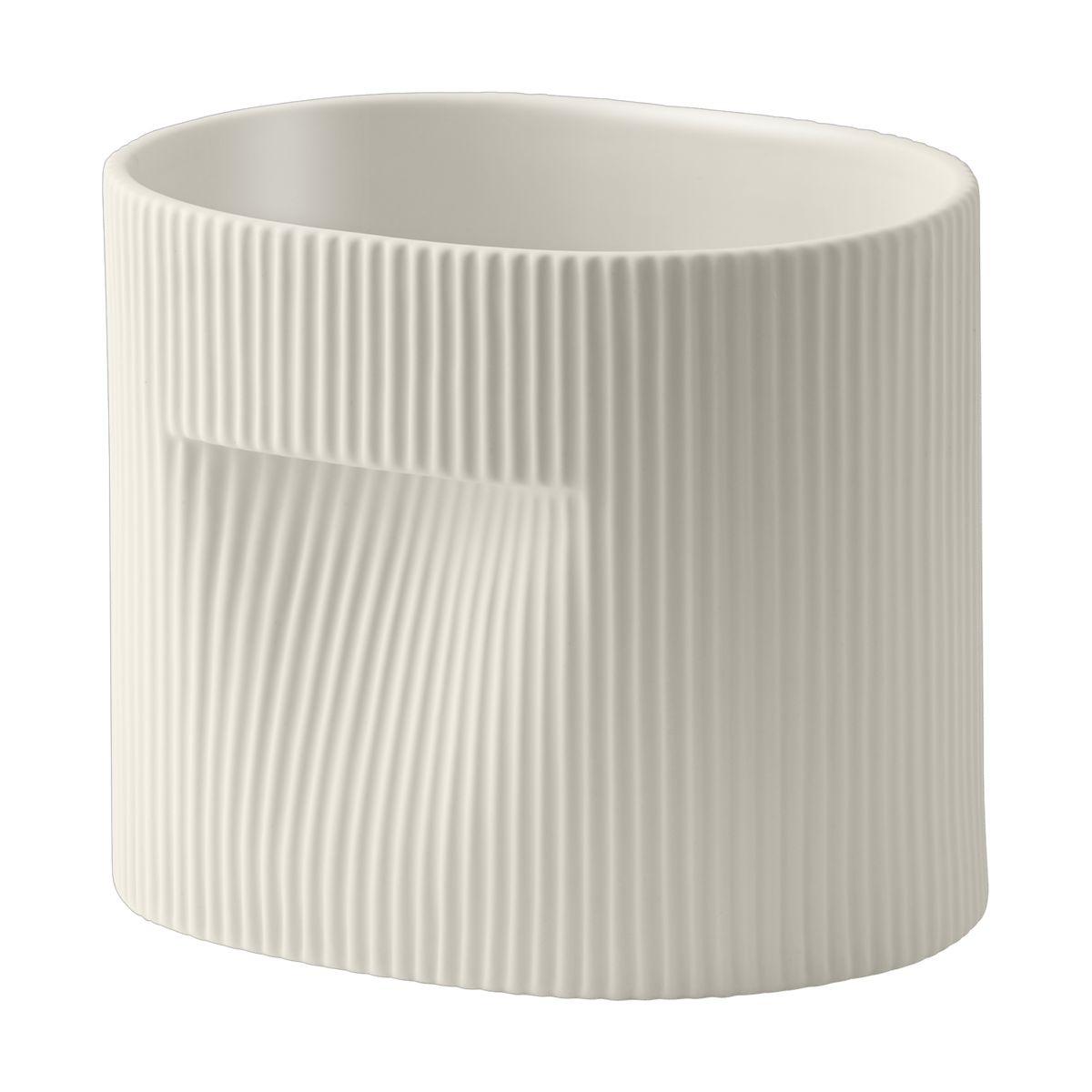 Muuto Ridge flower pot 15 cm Off-white | Scandinavian Design | Flower pots | White