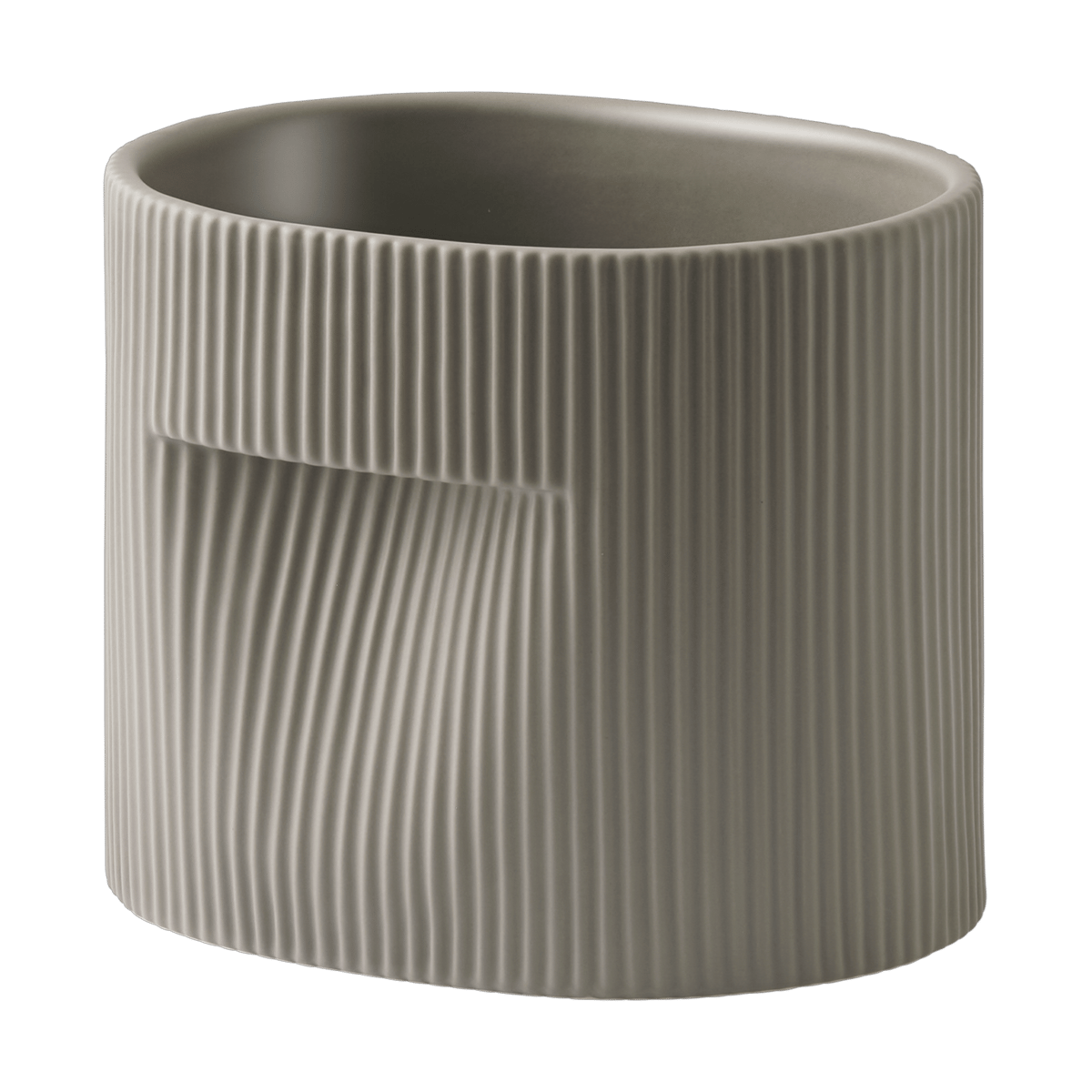 Muuto Ridge flower pot 15 cm Taupe | Scandinavian Design | Flower pots | Beige