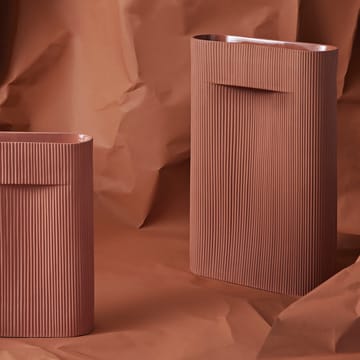 Ridge vase 35 cm - Terracotta - Muuto