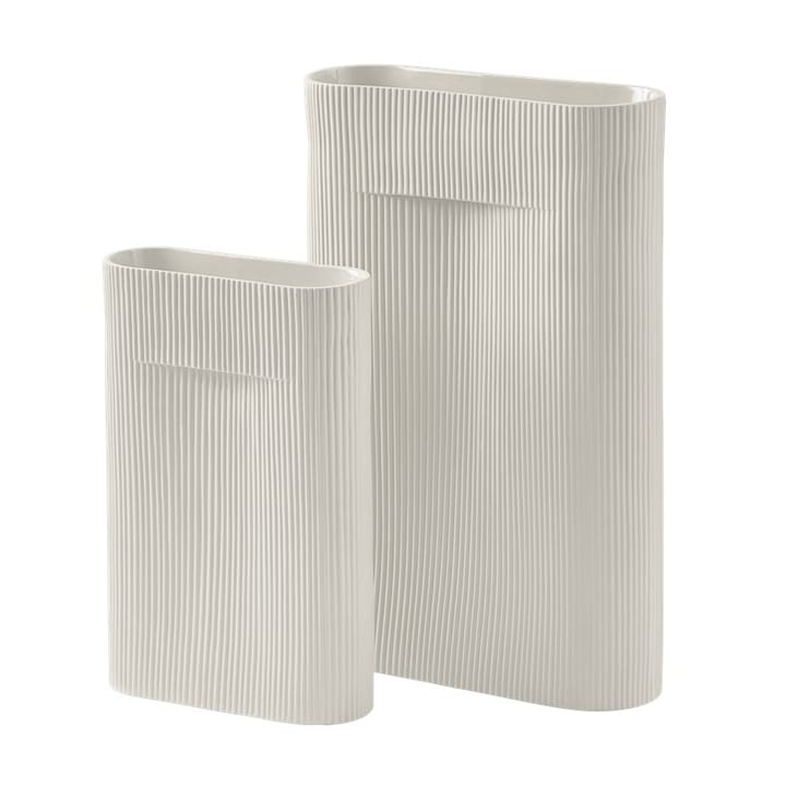 Ridge vase 48.5 cm - Off white - Muuto