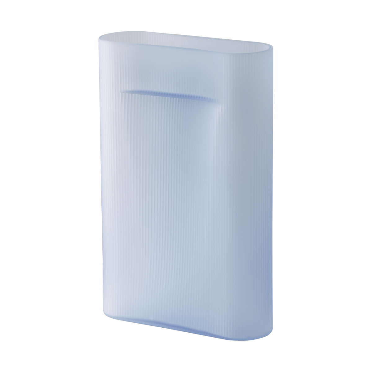 Muuto Ridge vase frosted glass 48,5 cm Light blue