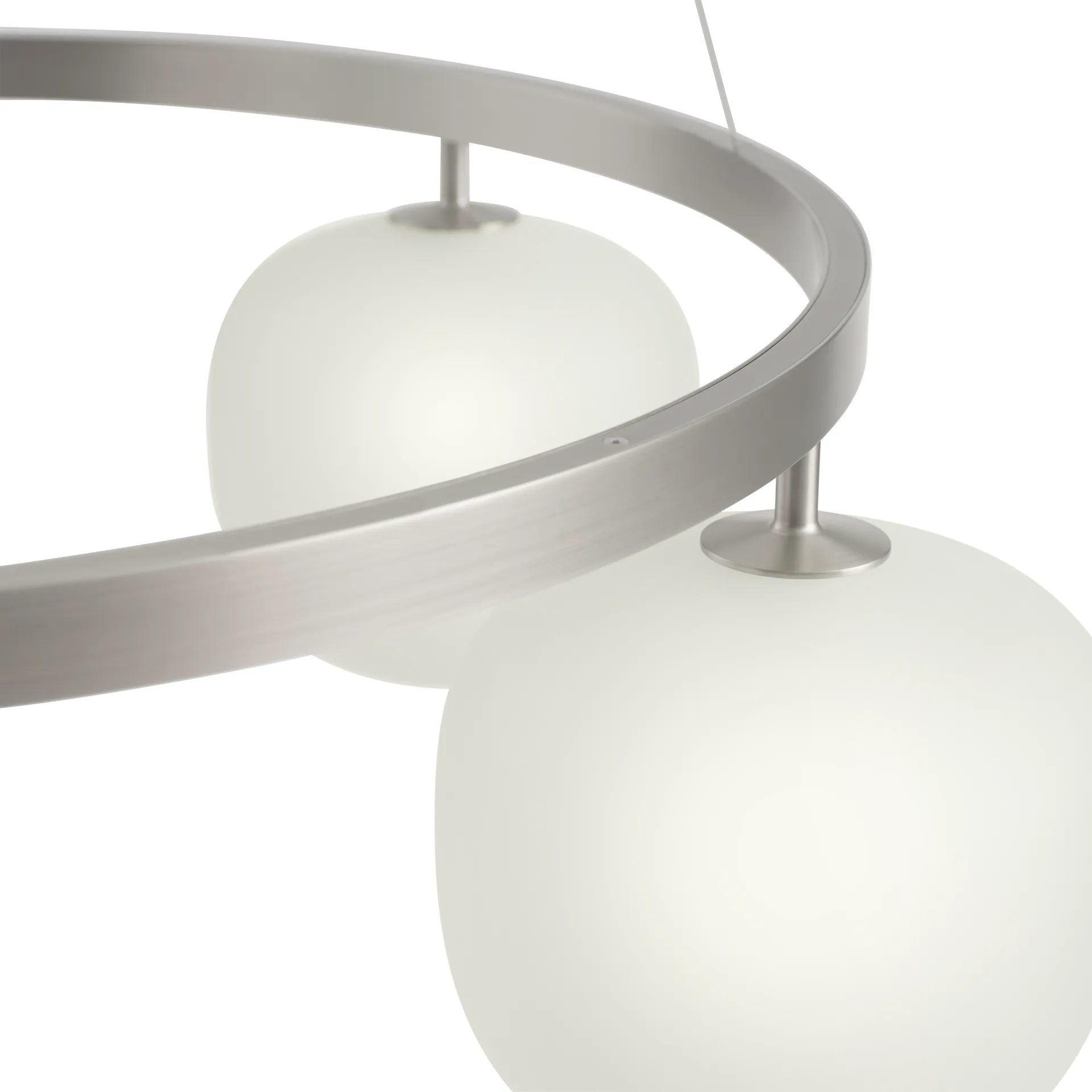 Rime chandelier, Aluminium grey Muuto