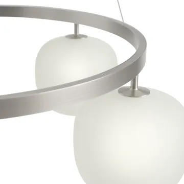 Rime chandelier - Aluminium grey - Muuto