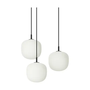 Rime Pendant Cluster 3 pendant lamp - Black, Ø18 cm - Muuto