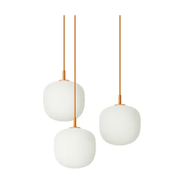 Rime Pendant Cluster 3 pendant lamp - Orange, Ø18 cm - Muuto