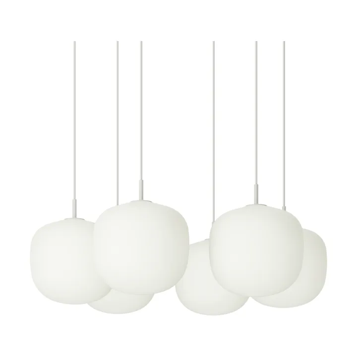Rime Pendant Cluster 6 pendant lamp - White, Ø25 cm - Muuto