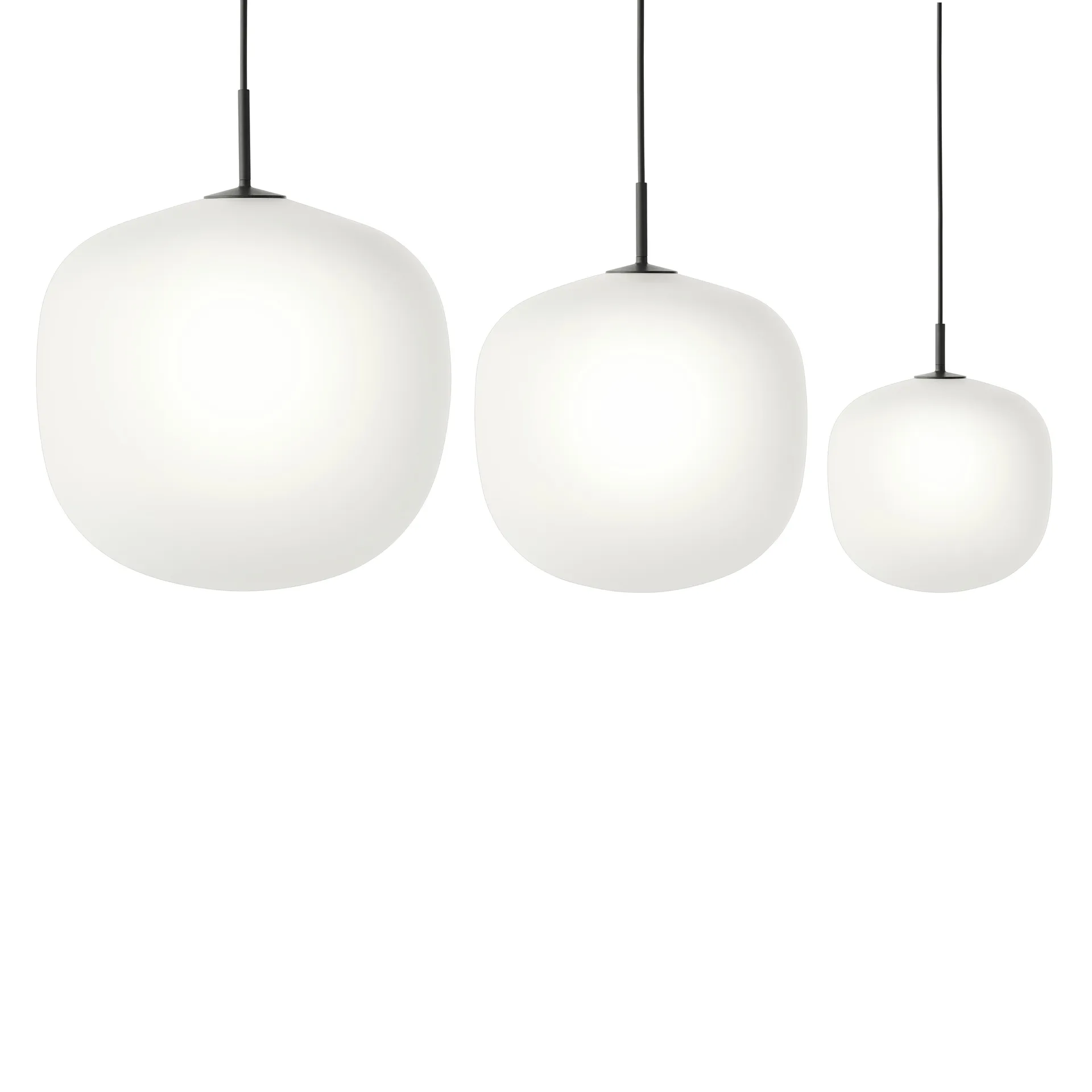 Rime pendant lamp Ø45 cm, black Muuto