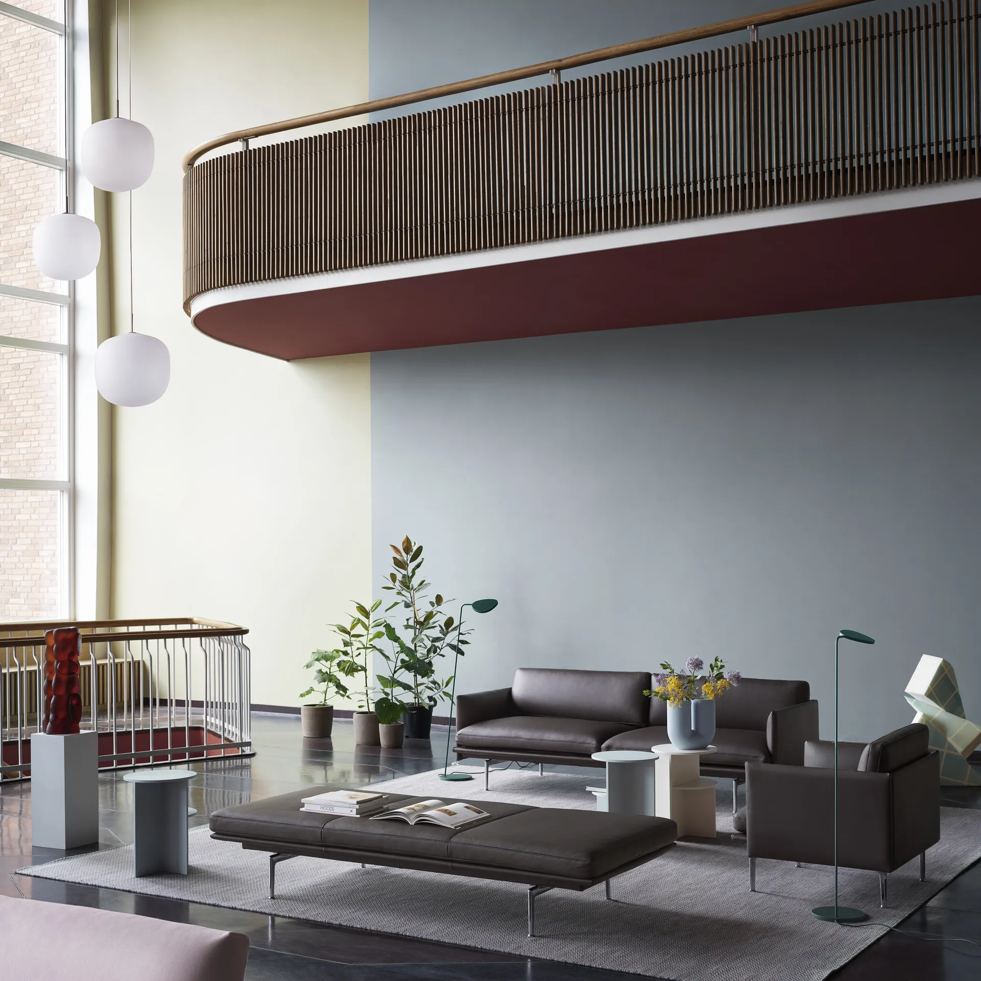 Rime pendant lamp Ø45 cm, black Muuto